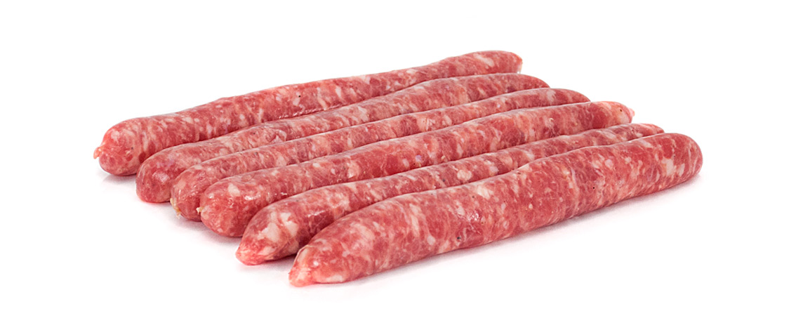 salsitxes-embotit-fresc-plana-de-vic-salchichas-embutido-fresco-raw-thin-sausages